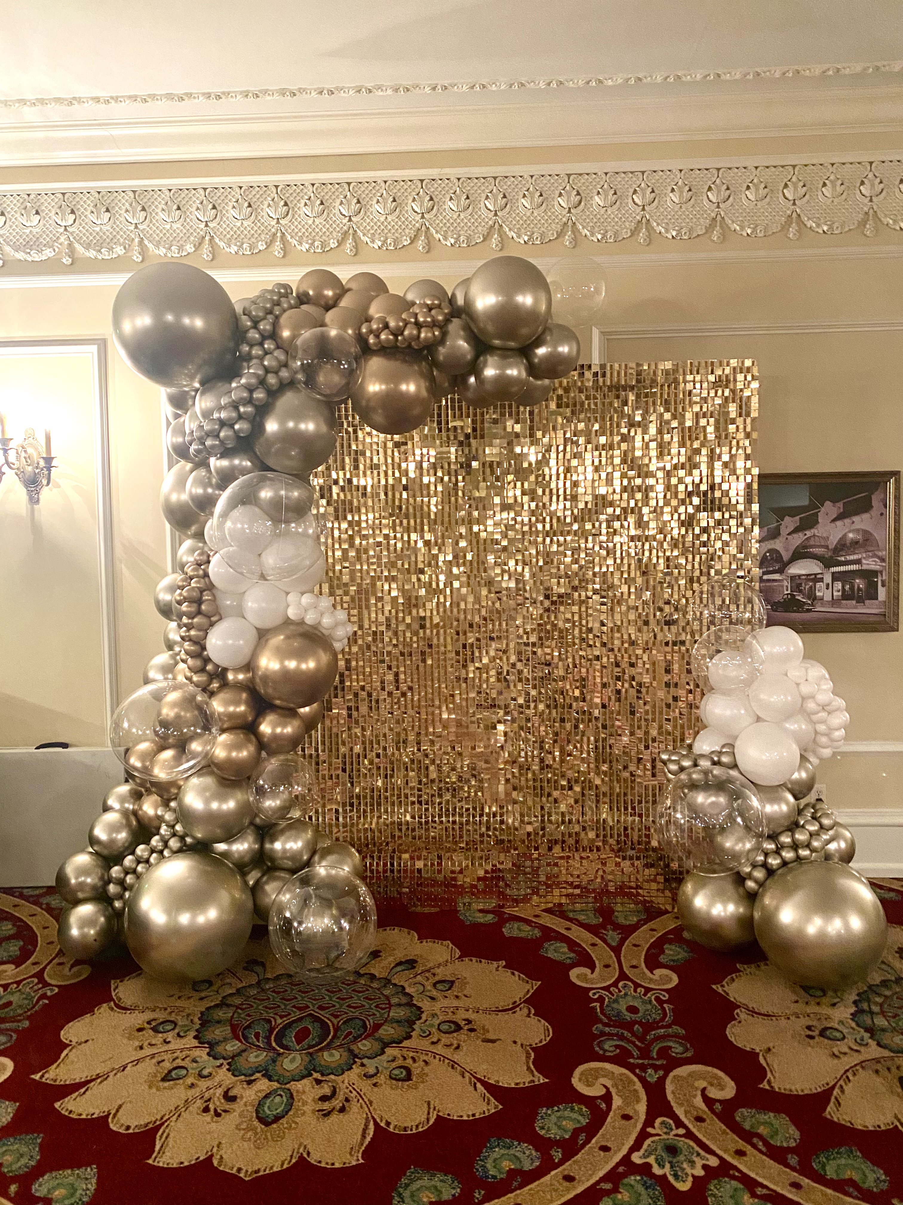 Custom Spokane balloons backdrop