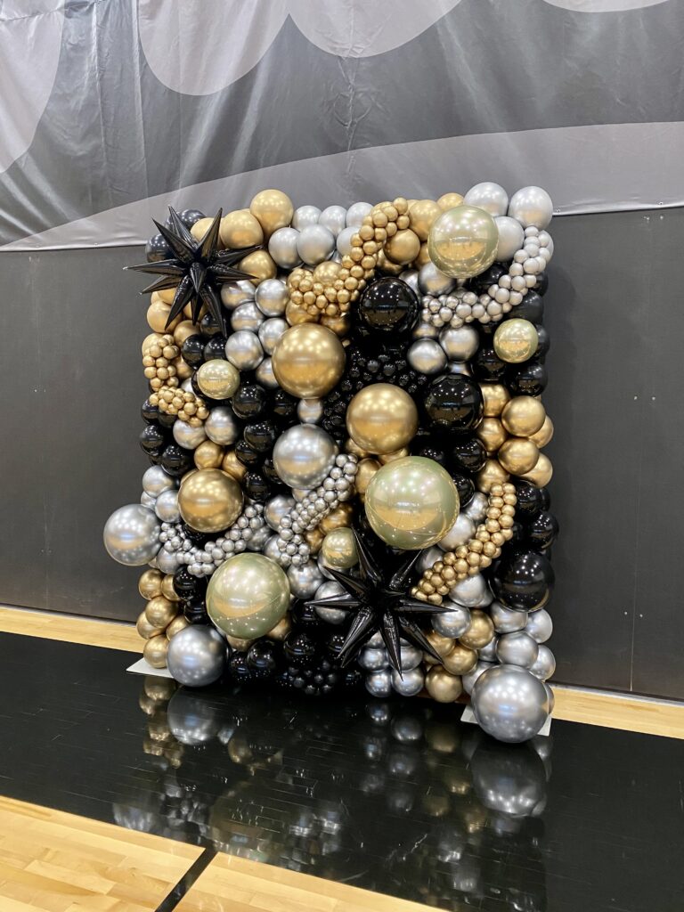 Custom Moscow, Idaho balloons wall backdrop